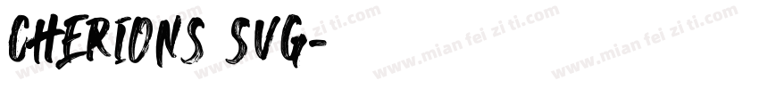 Cherions SVG字体转换